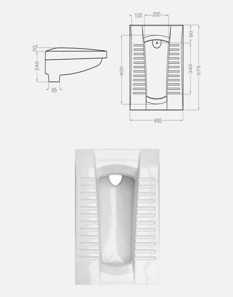 خريد سنگ توالت گلسار مدل لوسيا با کيفيت و طراحي عالي هوم استایل 8978